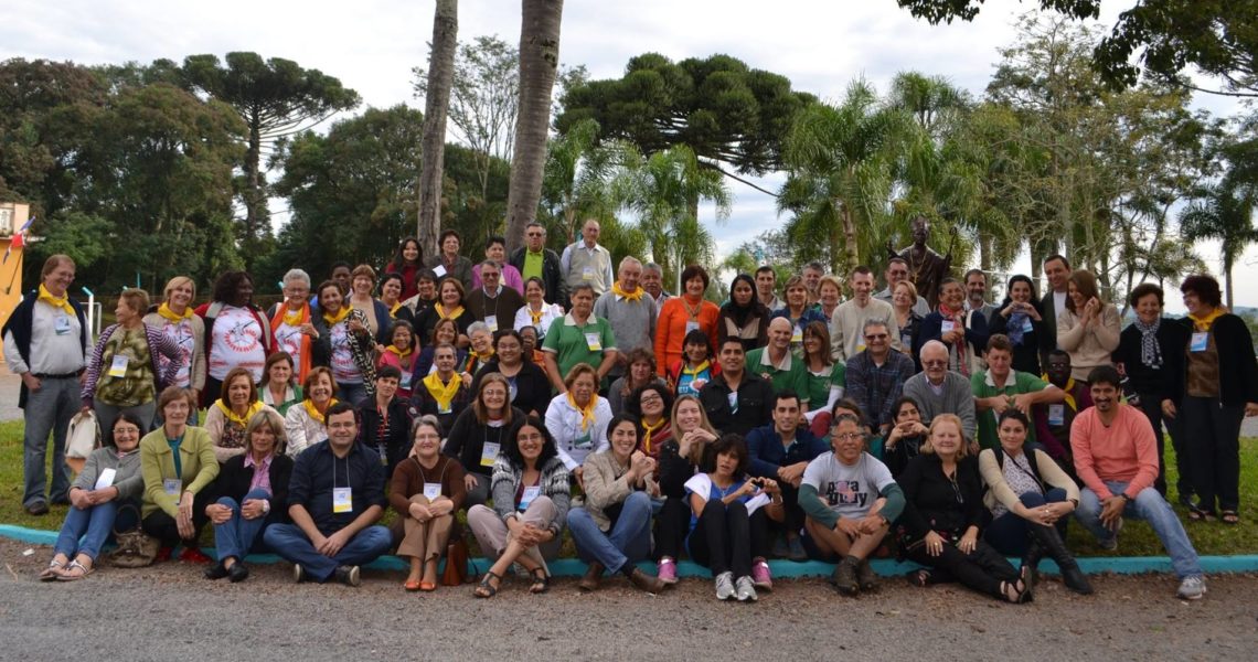 Un gruppo di laici scalabriniani durante un convegno internazionale